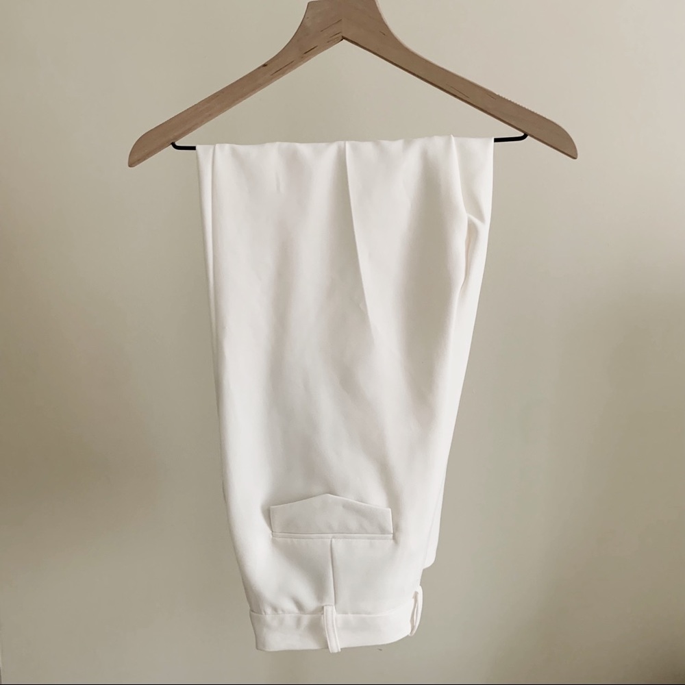 Topshop white high waisted pants
